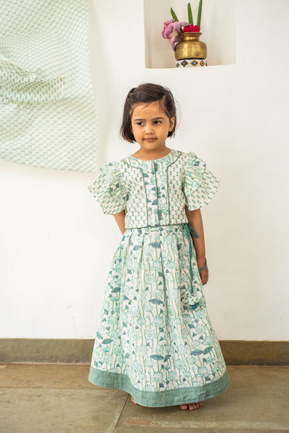 Lotus Bloom Lehenga Set