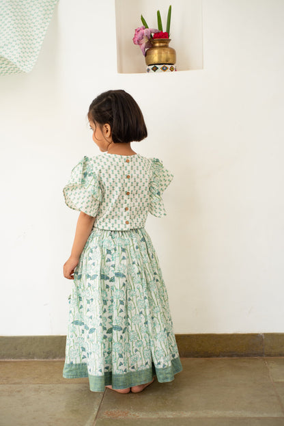 Lotus Bloom Lehenga Set