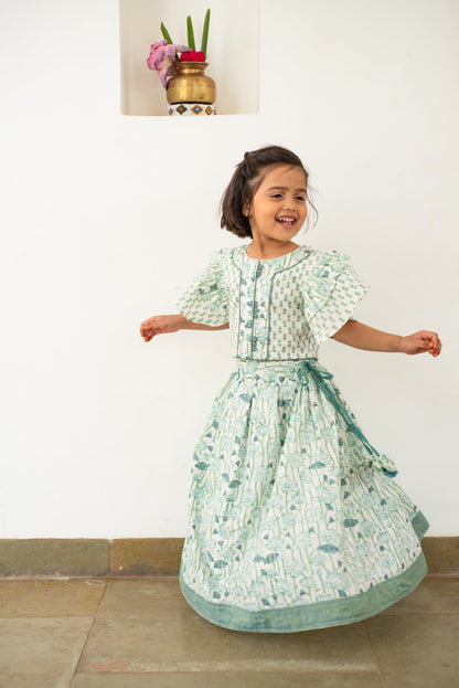 Lotus Bloom Lehenga Set