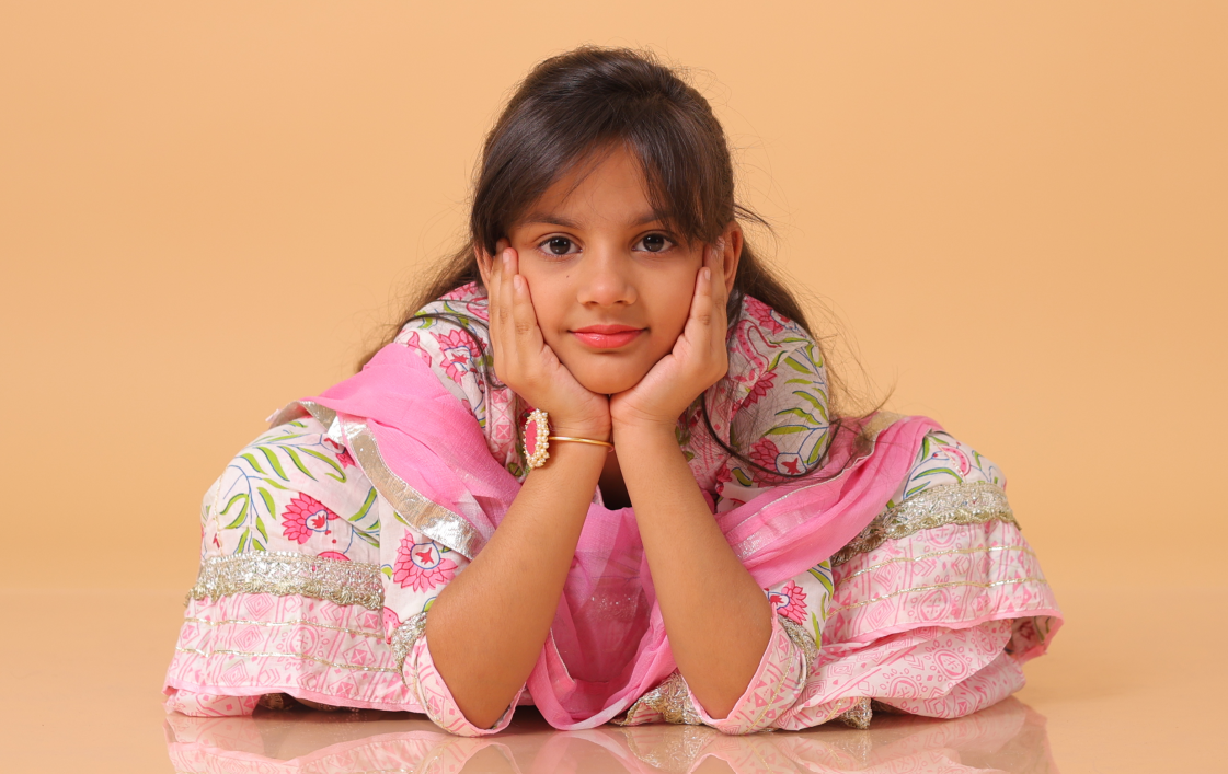 Girls- Kids Kurti Sharara and dupatta set ethnic wear for girls